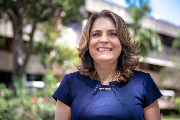 Márcia Abrahão é a primeira mulher a ocupar o cargo de reitora na UnB. Foto: Beto Monteiro